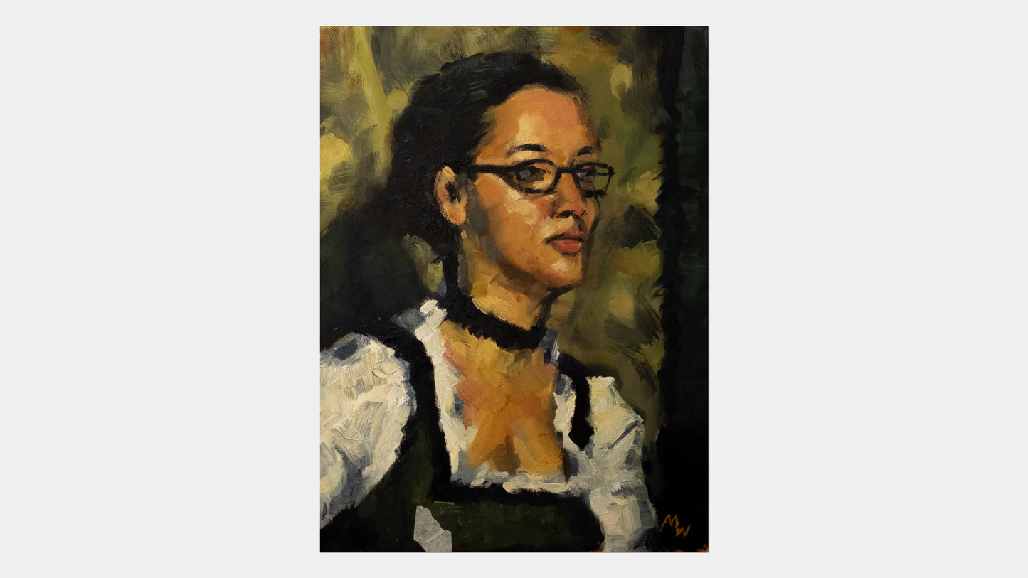 Portrait im Dirndl